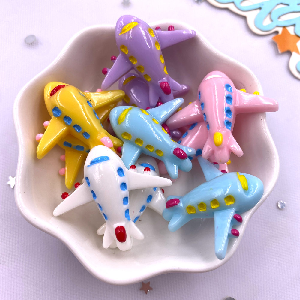Paradise Jewelry & Watches Llc Miami Reviews - 10PCS Mixed Resin Colorful Cartoon Aircrafts