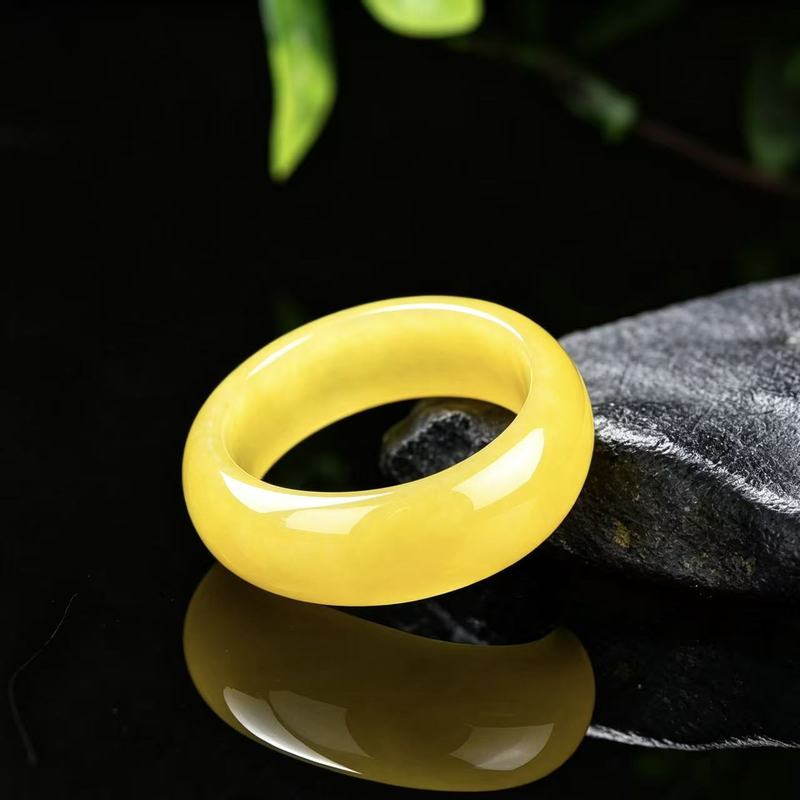 Jewelry & Watches Review - Genuine A-grade jadeite ring with full