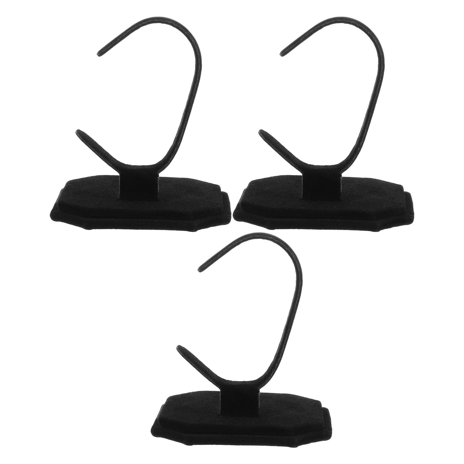 Jewelry And Watches Inc - 3Pcs Watch Stand Display Soft C-Shaped