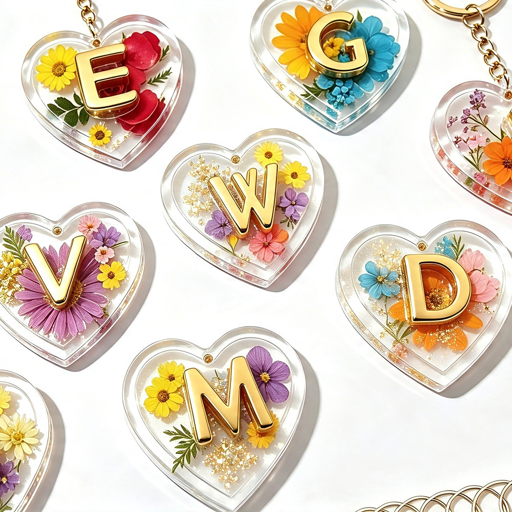 Engraved Name Necklace - Complete 26 Letters & Heart Silicone