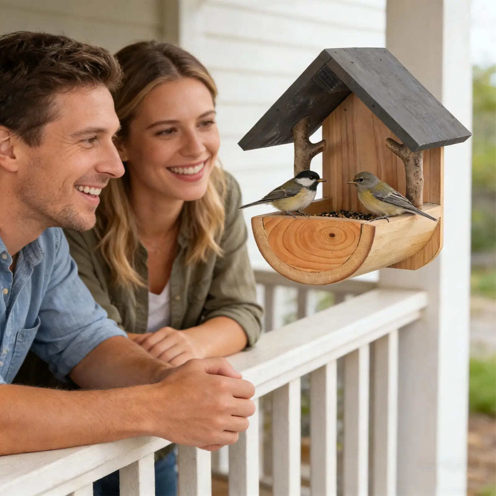 Wall Mount Wooden bird feeder  - Watches & Jewelry Repair Center Photos ulasan dan harga
