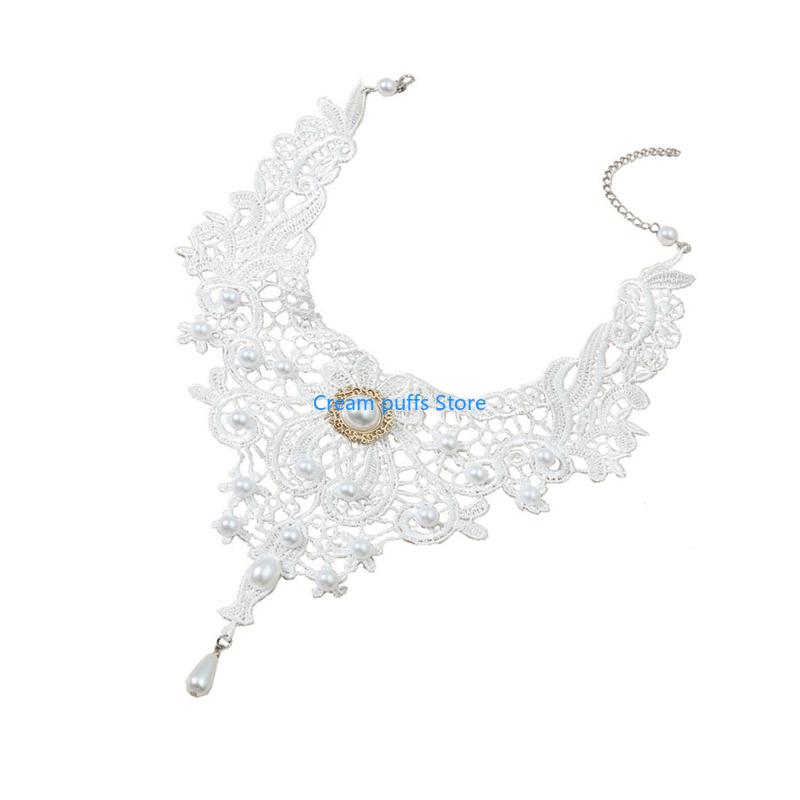 50LE Lace Choker Necklaces Got - Crystal Choker Necklace ulasan dan harga