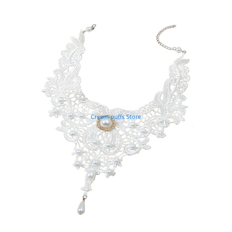 50LE Lace Choker Necklaces Got - Crystal Choker Necklace ulasan dan harga