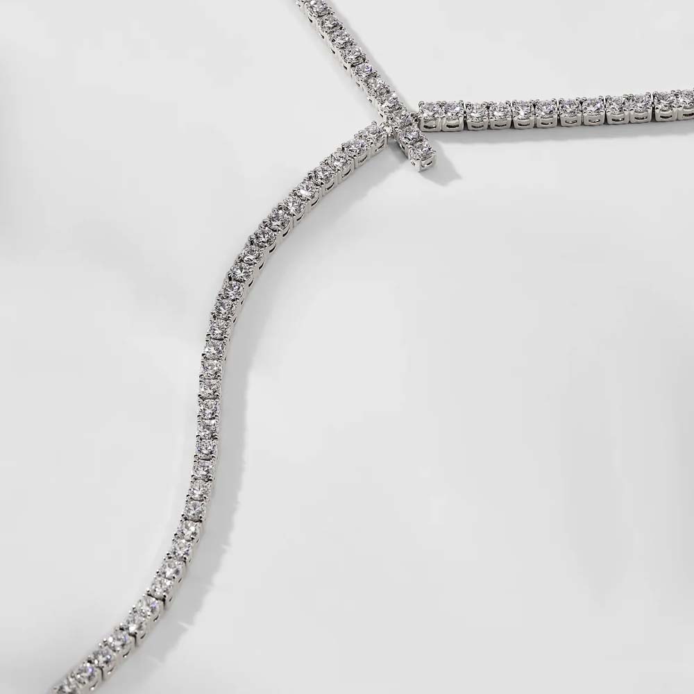 Stonenfans Long Y Shaped Laria - Crystal Choker Necklace ulasan dan harga