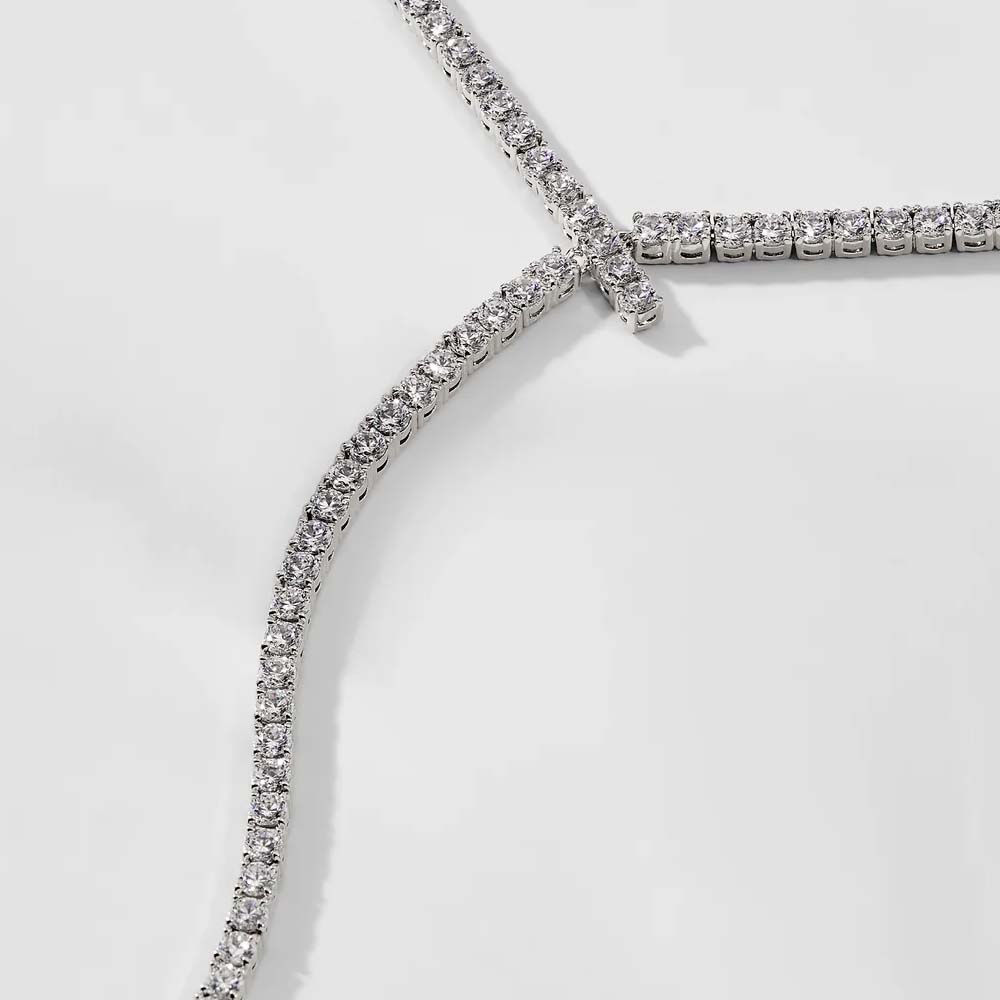 Stonenfans Long Y Shaped Laria - Crystal Choker Necklace ulasan dan harga