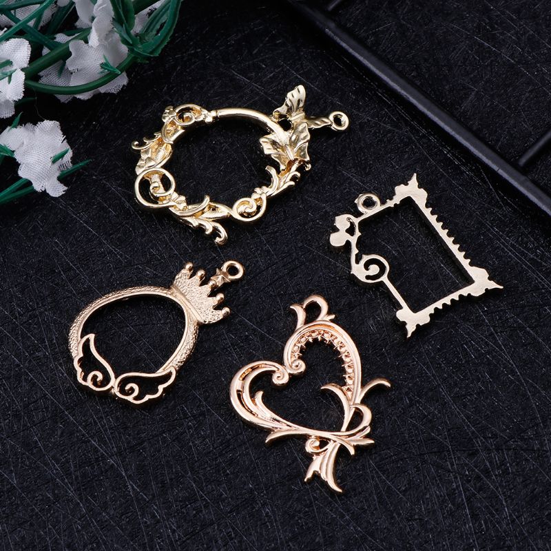 4 Pcs Metal Frame Antique Exqu - Jewelry Making Watches ulasan dan harga
