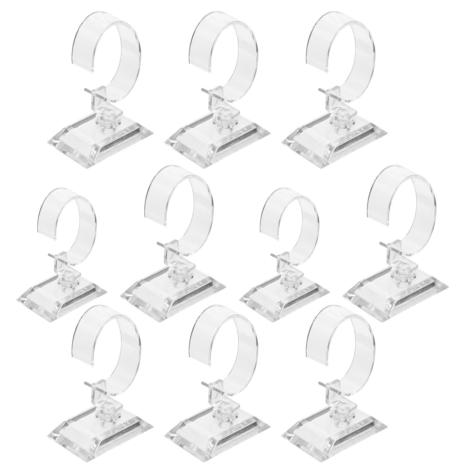 10Pcs Transparent Watch Stand  - Jewelry Store Mens Watches ulasan dan harga