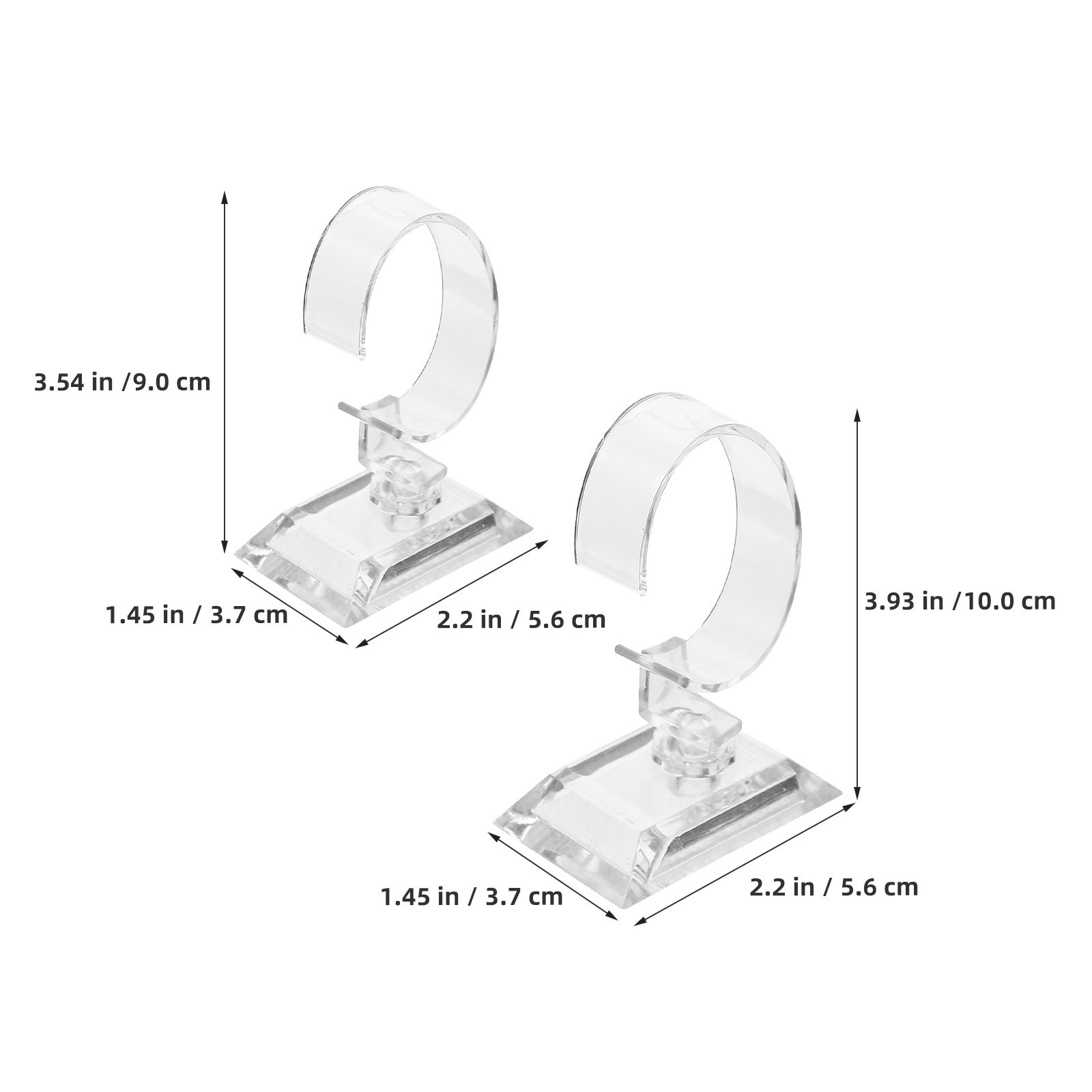 10Pcs Transparent Watch Stand  - Jewelry Store Mens Watches ulasan dan harga