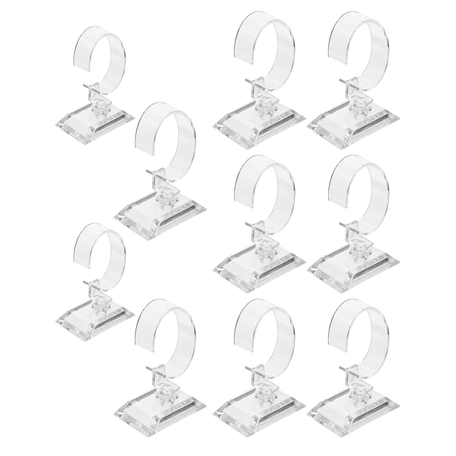 10Pcs Transparent Watch Stand  - Jewelry Store Mens Watches ulasan dan harga