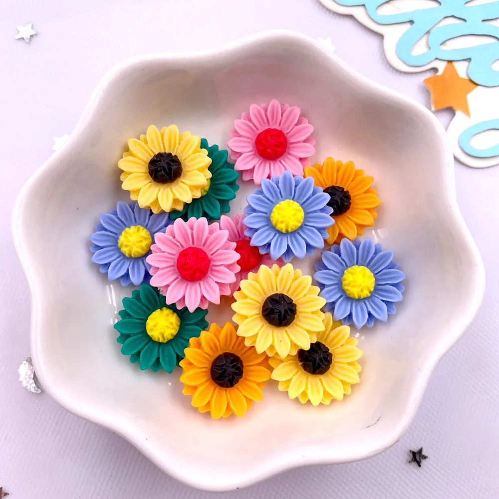 30Pcs Resin Colorful 15mm Sunf - Paradise Jewelry & Watches Llc Miami Reviews ulasan dan harga