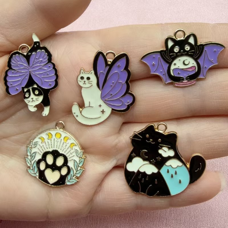 10pcs Butterfly Cat Love Korea - Butterfly Pendant Necklace ulasan dan harga