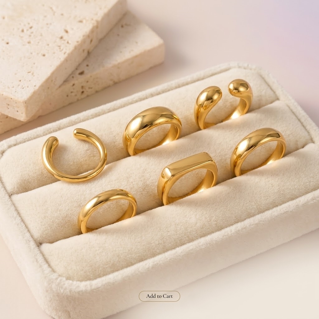 St-Delan Stainless Steel Chunk - Mens Signet Ring ulasan dan harga