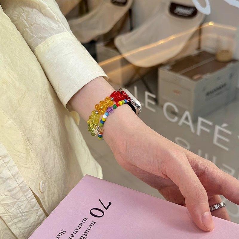 Bear gummy bead compatible wit - Jewelry Making Watches ulasan dan harga