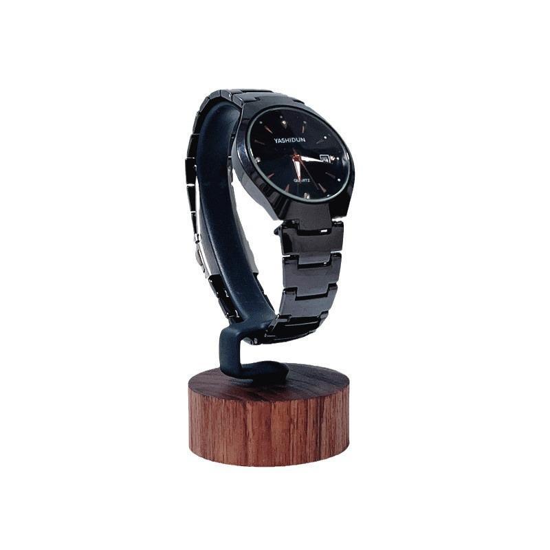 New Wooden C Shaped Watch Disp - Jewelry And Watches Inc ulasan dan harga