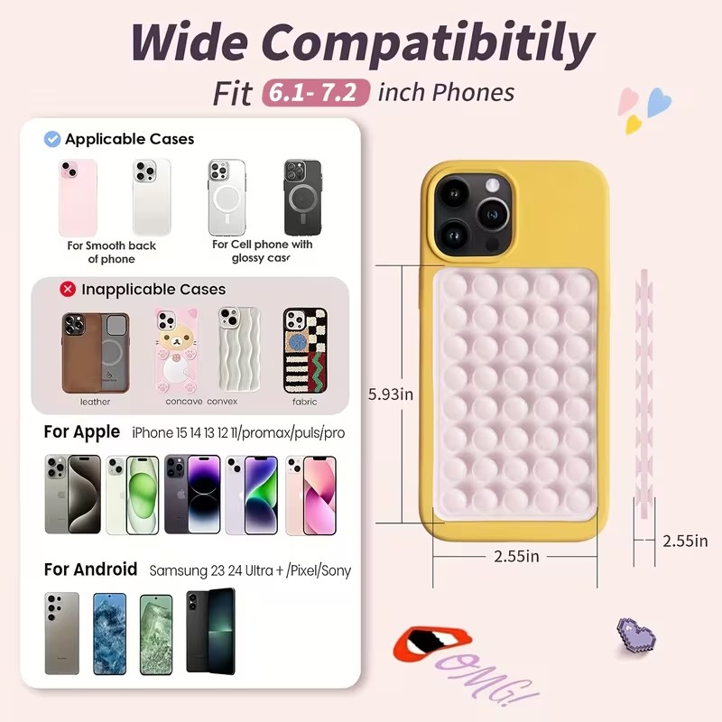 2-Pack Silicone Suction Phone  - Watches & Jewelry Repair Center Photos ulasan dan harga