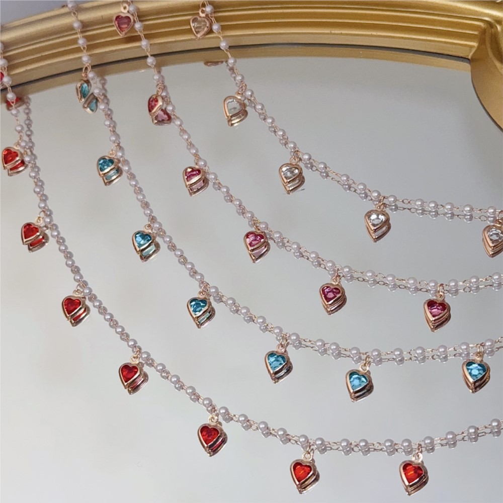 0.5Meter/1Meter Pink Crystal H - Crystal Choker Necklace ulasan dan harga