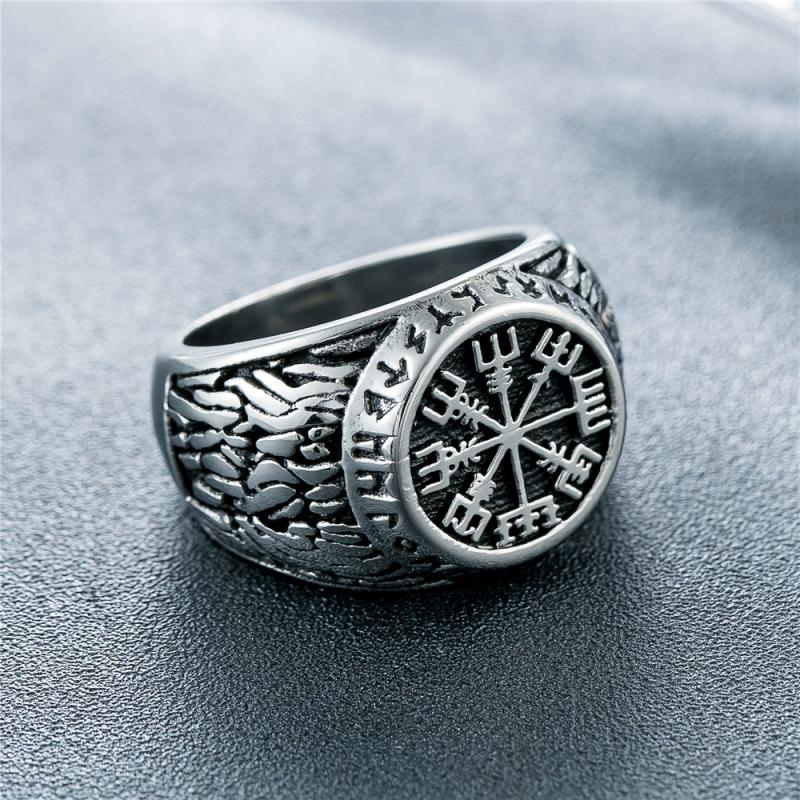 Vintage Viking Rune Signet Sca - Mens Signet Ring ulasan dan harga