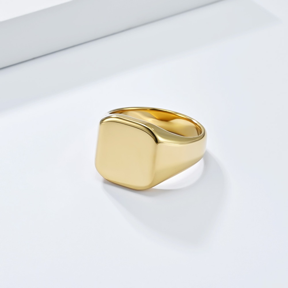Somen Signet Square Tungsten C - Mens Signet Ring ulasan dan harga