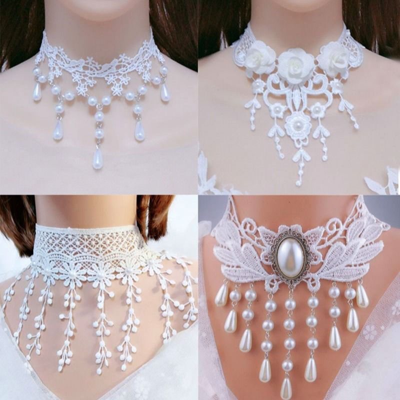 1pc Vintag Classic Gothic Tatt - Crystal Choker Necklace ulasan dan harga