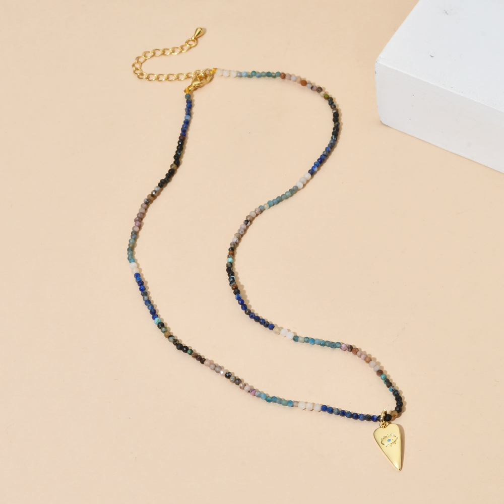 ZMZY 2-3mm Faceted Natural Tou - Crystal Choker Necklace ulasan dan harga