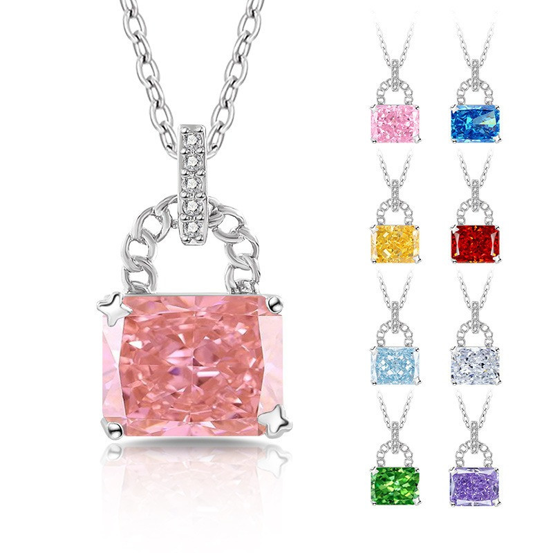 Sparkling Colorful High-carbon - Crystal Choker Necklace ulasan dan harga