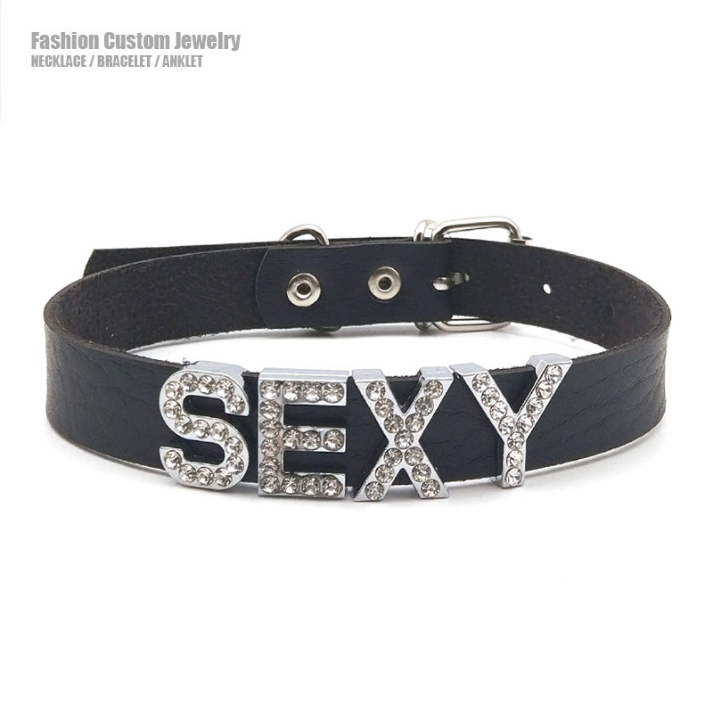 Customized Necklaces Rhineston - Crystal Choker Necklace ulasan dan harga