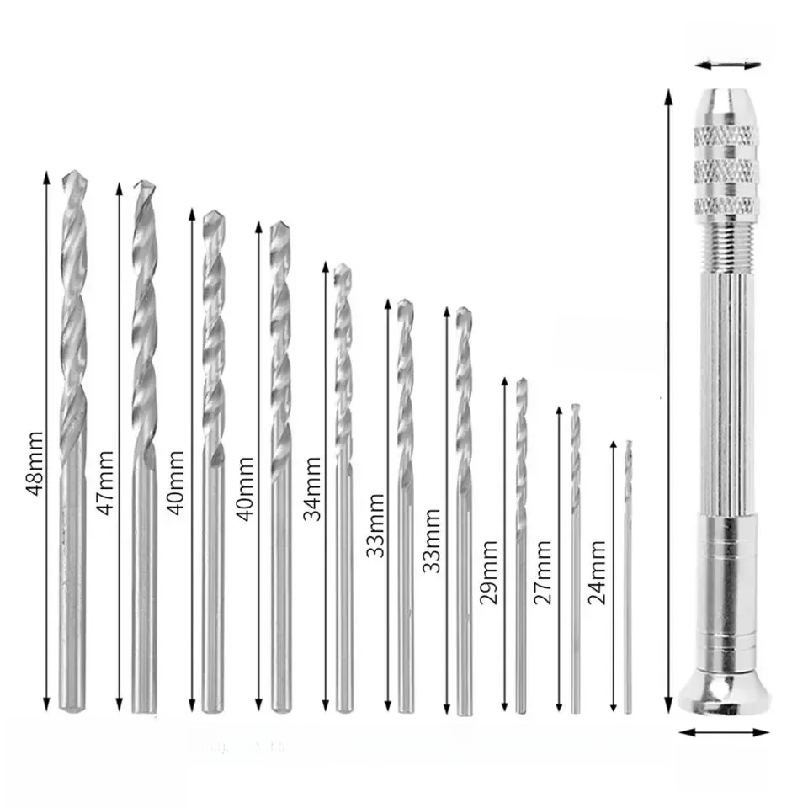 0.8-3.0mm Mini Hand Drill Wood - Watches & Jewelry Repair Center Photos ulasan dan harga