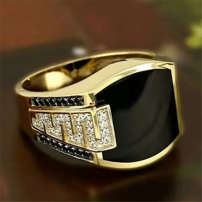 Signet Square Finger Rings For - Mens Signet Ring ulasan dan harga