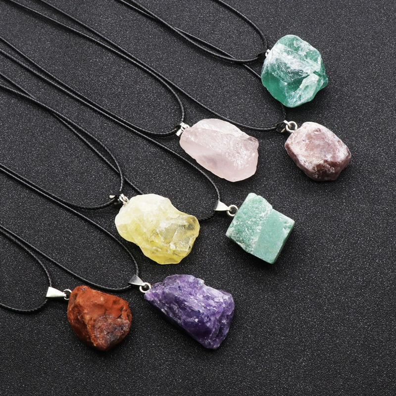 Natural Amethysts Flower Neckl - Crystal Choker Necklace ulasan dan harga